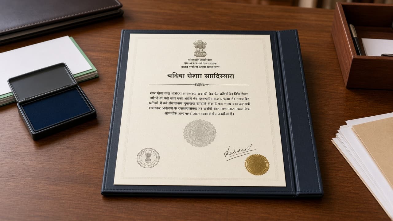 Official Udyam registration certificate on an MSME credit file