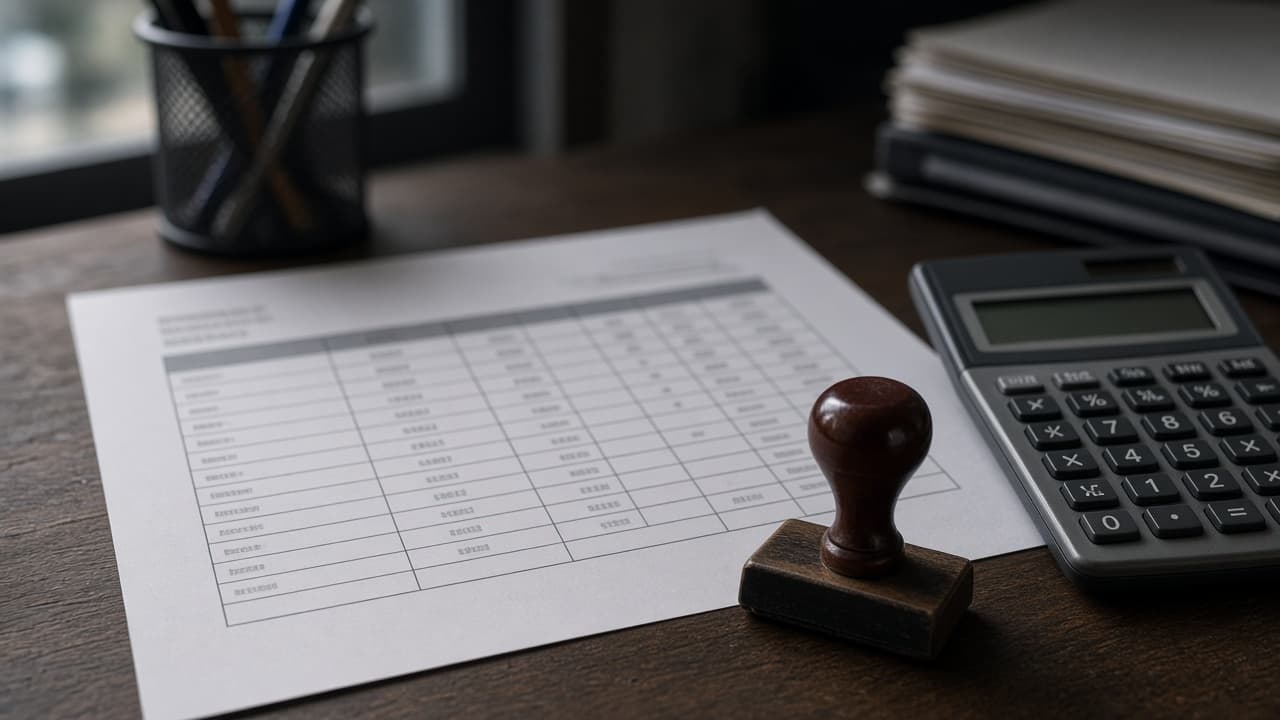 Calculator and pricing file used when an MSME rate is discussed